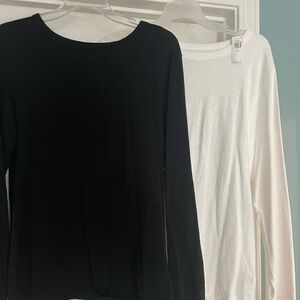 Classic Black and White Women's Tops
